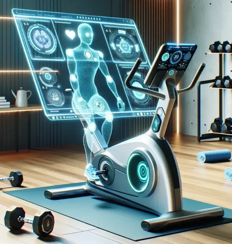 "Peloton AI-powered workout planner interface showcasing personalized fitness plans and user-friendly design, illustrating how technology transforms workout routines."