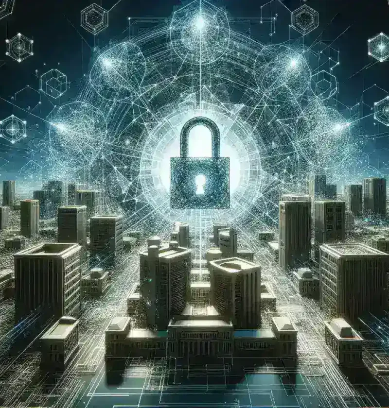 "Diagram illustrating post-quantum cryptography algorithms standardized for secure government communications, highlighting key algorithms and their applications."