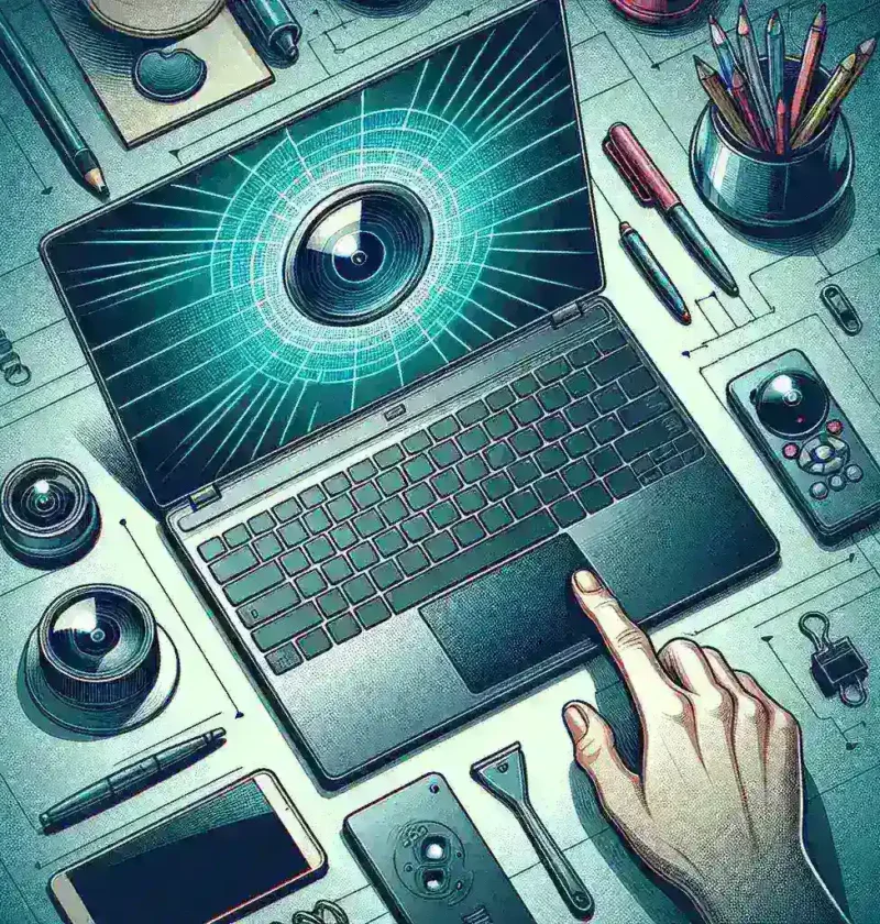 "HP enterprise laptop featuring built-in privacy shutter and sensors for enhanced security in professional settings."